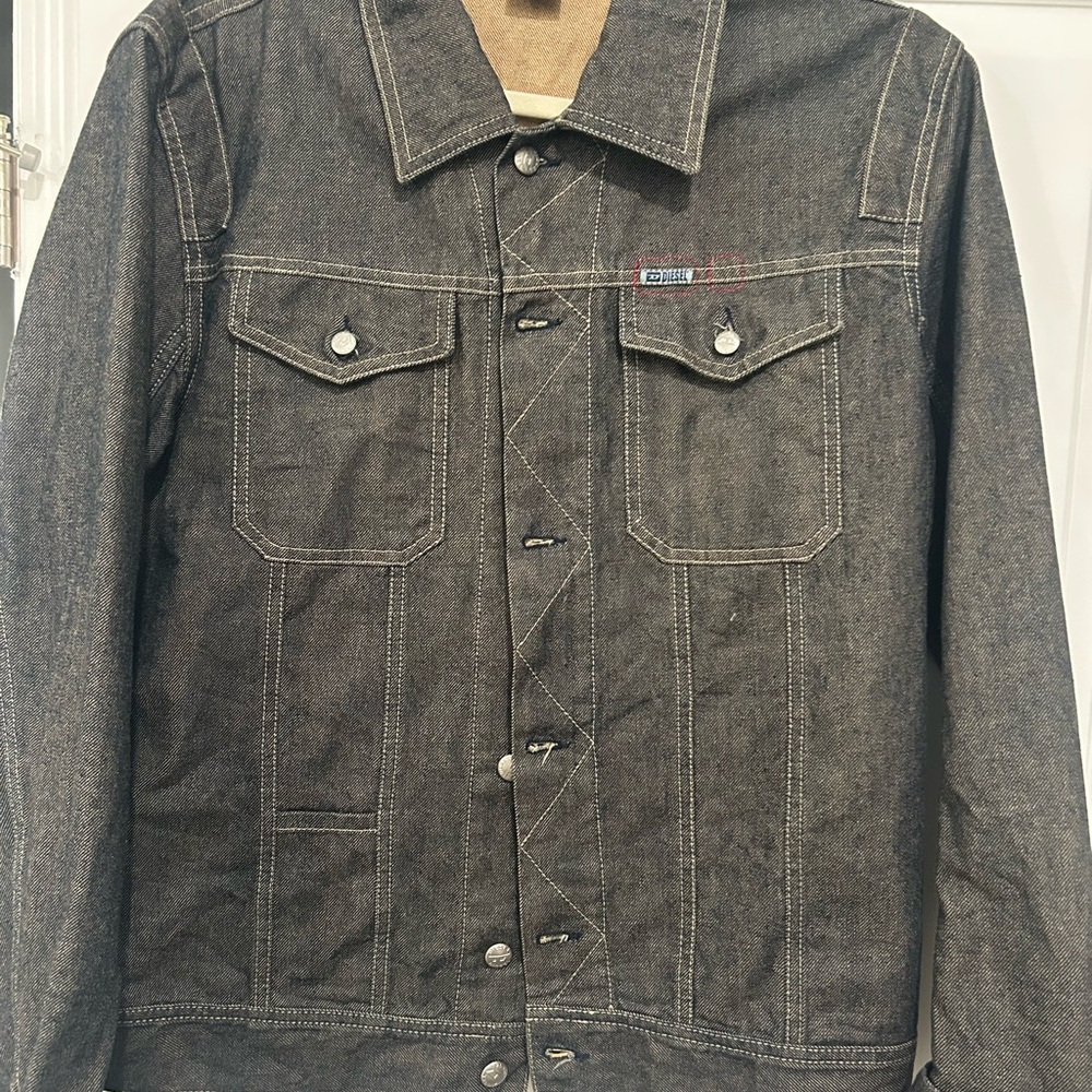 Vintage Y2K Diesel Opium Navy Denim Jacket